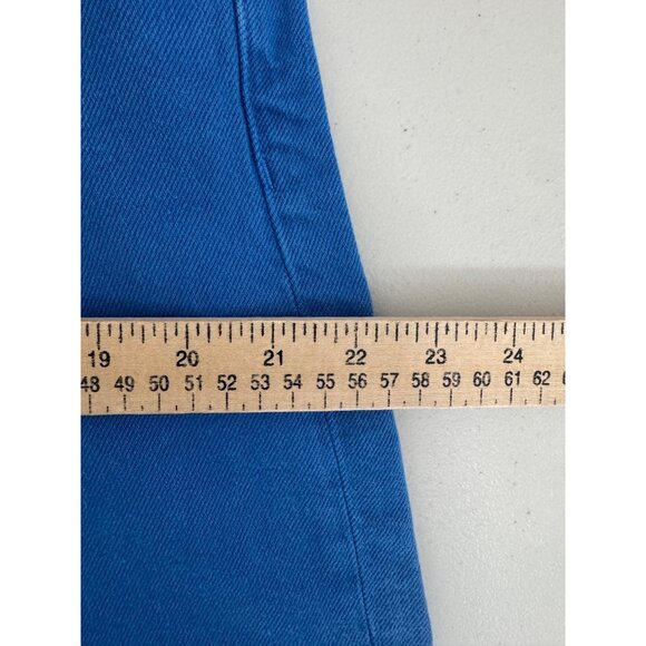 MNG Denim Nora wide leg jeans royal blue high waist 90s‎ sz 12(44) - Picture 7 of 9